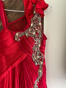 Red Party Wear Gown