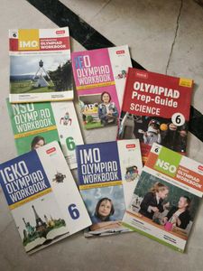 6th Class olympiad Set Of 9 Books