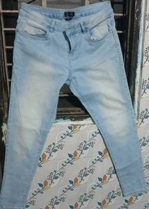 Light Wash Denim Jeans