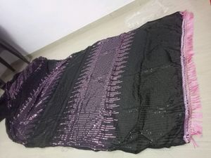 Party Wear Sequence Design Saree