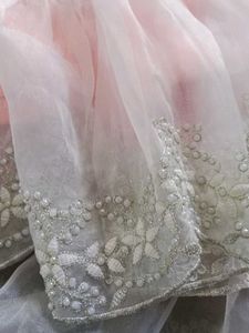 Cute Pink Organza Dress