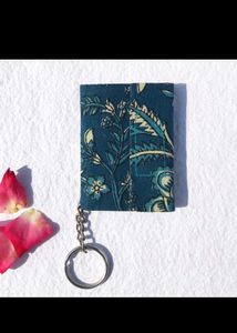 Boho Floral Diary keychain