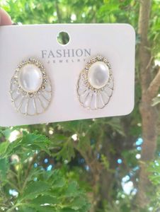 Elegant Oval Stud Earrings