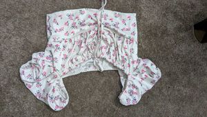 Combo Of Crop Top And Denim S Size