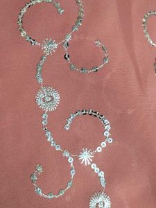 Heavy Sequence Saree With Stitched Blouse
