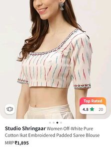 Studio Shringaar White Blouse
