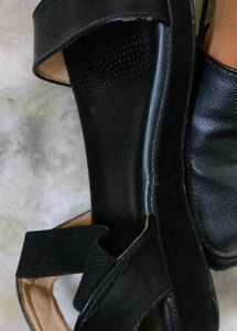 Black Ankle Strap Sandals