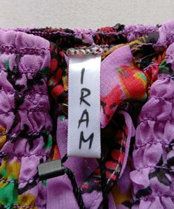 Colourful Smoked Floral Top