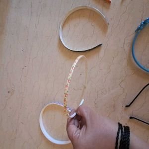 8 Mixed Premium Hairbands Set For Kids 4 To 6 Yrs