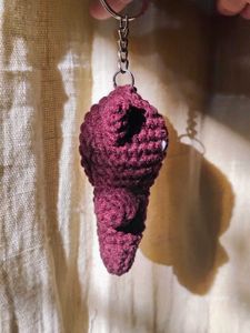 Crochet Bear Keychain