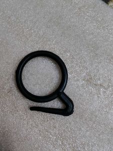 Set of Black Curtain Rings