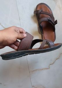 Brown Leather Sandals