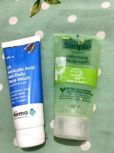 Face Wash Duo @399 for both, both are new