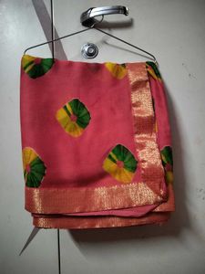 Elegant Pink Saree