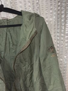 Green Hooded Jacket