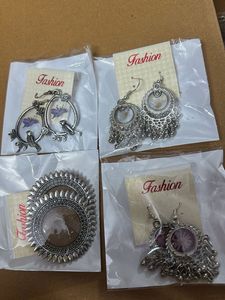 region handmade earrings combo four