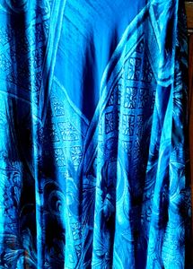 Blue Patterned Dress