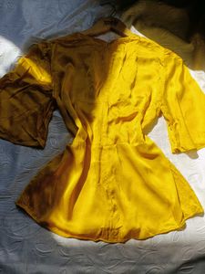 Zara Satin Flowy Top