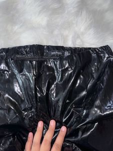 Black PU Pant