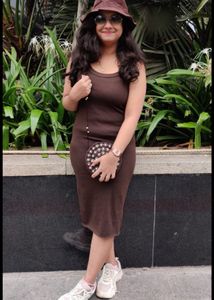 Brown h&amp;m Bodycon Midi Dress