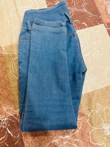 Women Ankle Length Blue Jeans