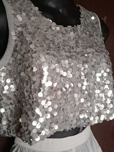 Sequin Top &amp; Tulle Skirt Set fixed price