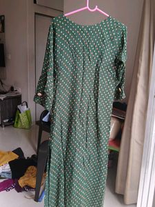 Green Kurta Pant Set