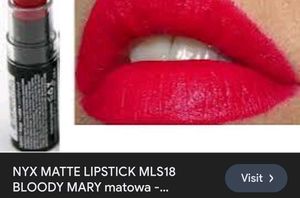 NYX Matte Lipstick Shade (MLS BLOODY MARY)