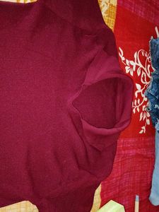Red Casual Top