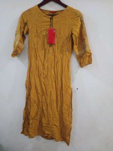 Mustard Kurta