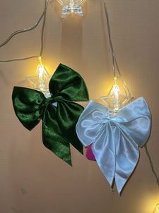 Stylish Large Colorful Satin Bows Ribbon Hair Clip
