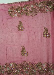 Stone Worked Bridal Saree
