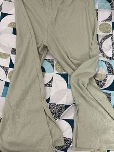 Sage Green Wide Leg Pants