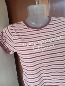 Striped Tee - Good Memories