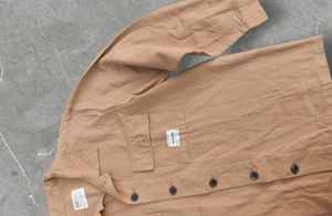 Khaki Button-Down Shirt