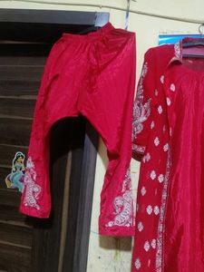 Jacket Style Kurti Pant Set