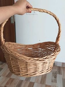 Handwoven Wicker Basket