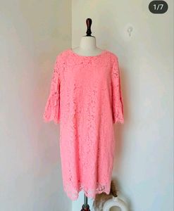 Pink Lace Dress