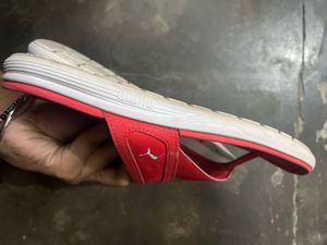 Red Puma Flip Flops
