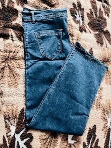 Wide Leg Denim Jeans