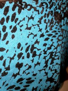 Blue &amp; Black Print Long Sleeve