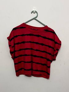 Pink &amp; Black Stripe Tee