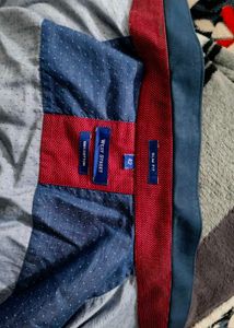 Blue Patterned Casual Shirt