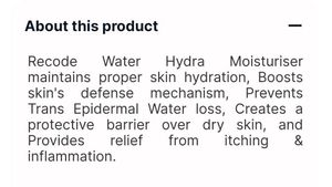Recode Moisturizer
