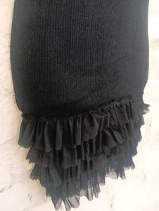 Ruffle Black Tops