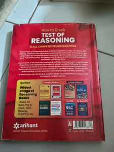 Test of Reasoning - Arihant