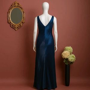 Sale 🎊🎉Elegant Navy Blue Maxi Dress