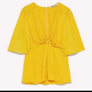 Zara Satin Flowy Top