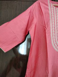 Embroidered Kurta For Women, 46inch