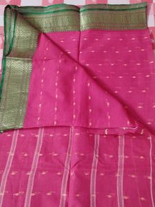 Elegant Pink Ethnic Saree